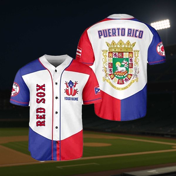 Boston Red Sox x Puerto Rico Baseball Jersey 2025