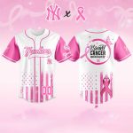 Los Angeles Dodgers Breast Cancer Awareness Game Night Jersey 2025