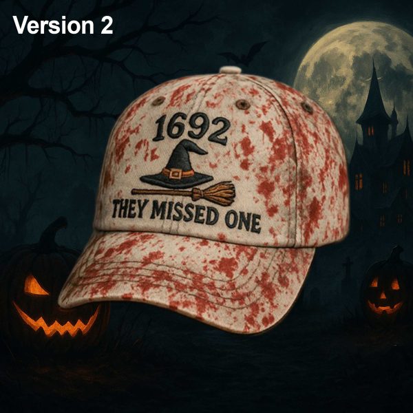 1692 They Missed One Bloodstained Halloween Hat