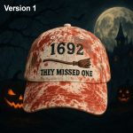 1692 They Missed One Bloodstained Halloween Hat