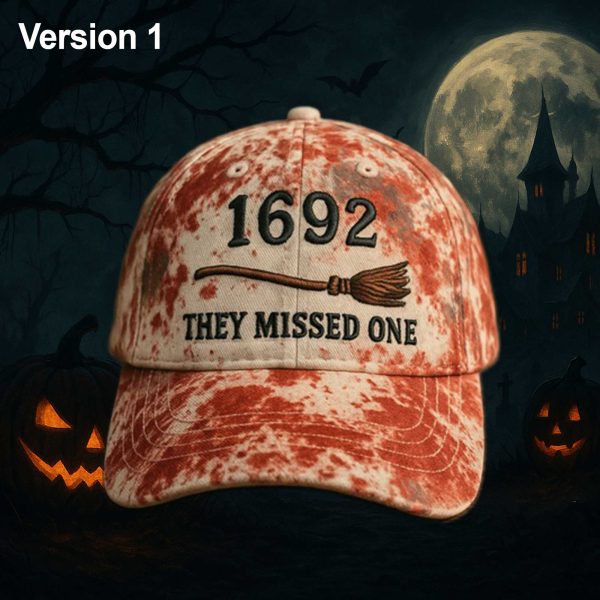 1692 They Missed One Bloodstained Halloween Hat