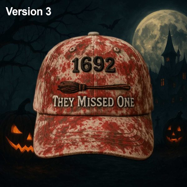 1692 They Missed One Bloodstained Halloween Hat