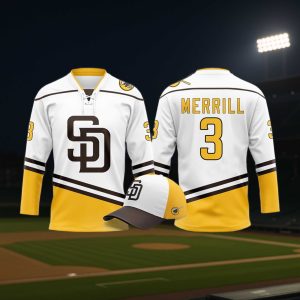 SD Padres Jackson Merrill Hockey Night Jersey 2025 Giveaway