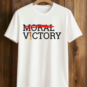 Adam Gilchrist Wears Moral Victory Shirt