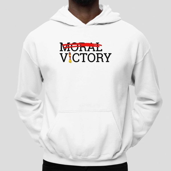 Adam Gilchrist Wears Moral Victory Shirt