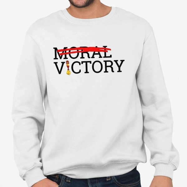Adam Gilchrist Wears Moral Victory Shirt
