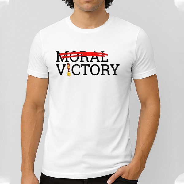 Adam Gilchrist Wears Moral Victory Shirt