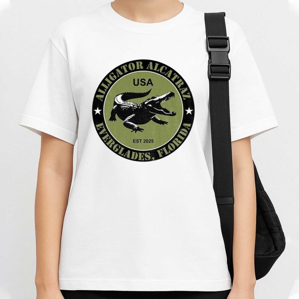 Alligator Alcatraz Everglades Est 2025 Commemorative Political Shirt