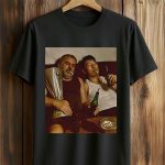 Ange Postecoglou and Son Heung Min Drinking And Smoking Shirt