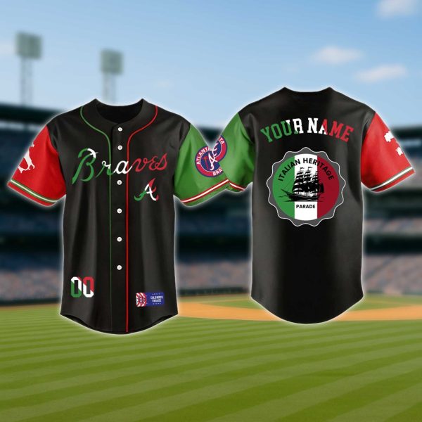 Atlanta Braves Italian American Heritage Month Jersey 2025 2