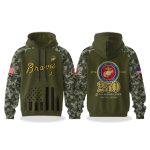 Atlanta Braves U.S. Marine Corps 250th Anniversary Hoodie 2025