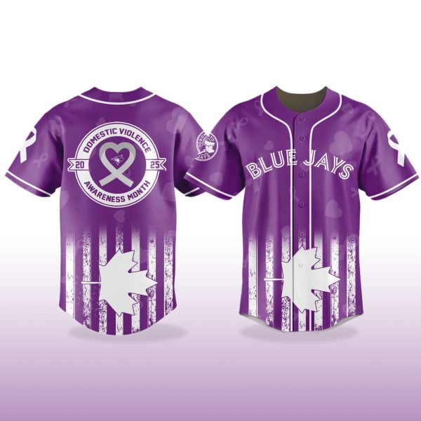 Blue Jays Domestic Violence Awareness Month Jersey 2025 2
