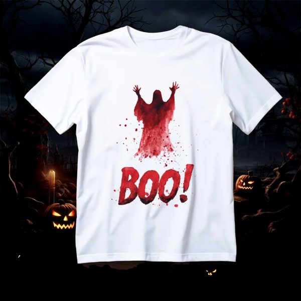 Boo Ghost Halloween Shirt 1