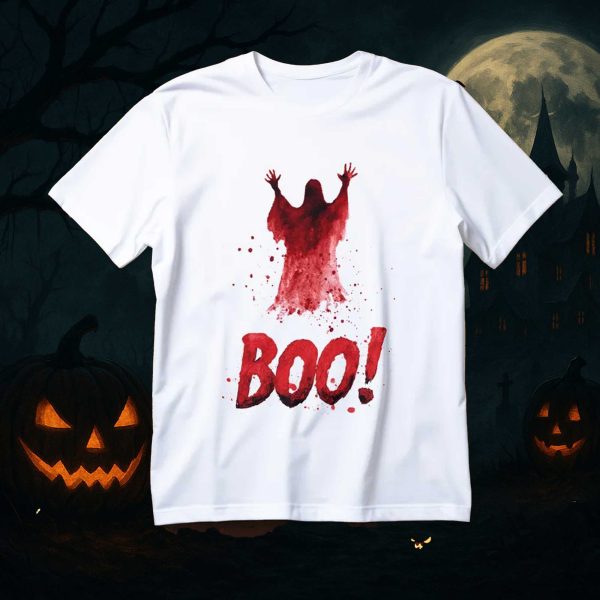Boo Ghost Halloween Shirt 2