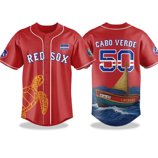 Boston Cabo Verde 50 Years Strong Jersey 2025 1