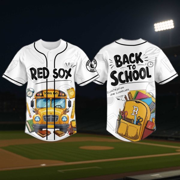 Boston Red Sox Back to School Jersey 2025 2
