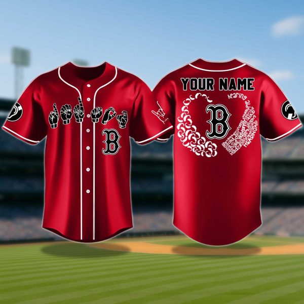 Boston Red Sox Deaf and Hard Of Hearing Awareness Day Jersey 2025