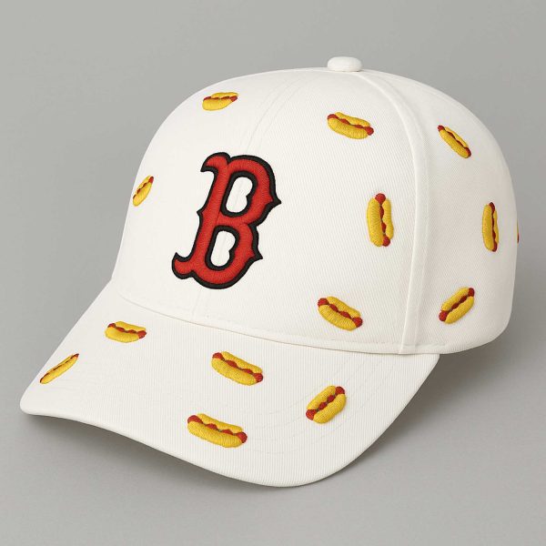 Boston Red Sox Hot Dog White Hat 2025