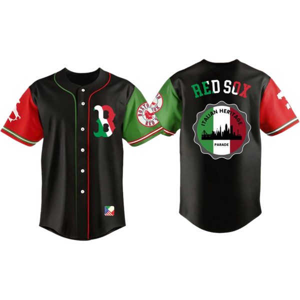 Boston Red Sox Italian American Heritage Jersey 2025 1
