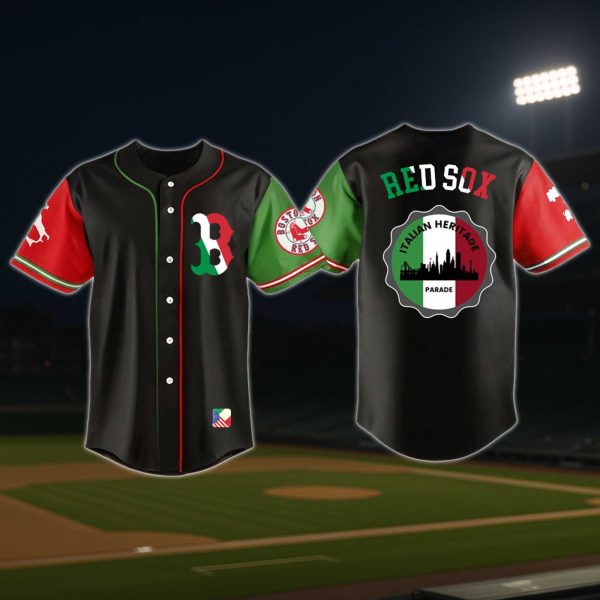 Boston Red Sox Italian Heritage Night Jersey 2025 1