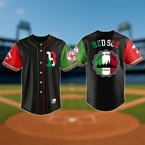 Boston Red Sox Italian Heritage Night Jersey 2025 2