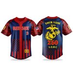 Boston Red Sox U.S. Marine Corps Patriotic 250 Years Tribute Jersey 2025