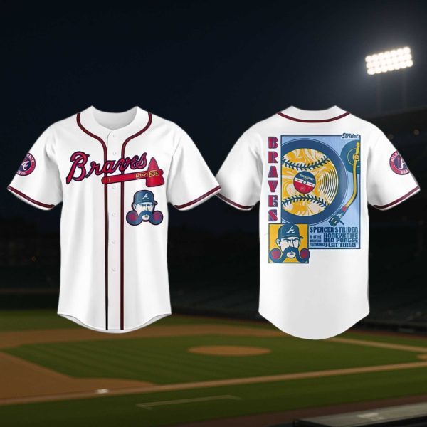 Braves Spencer Strider Vintage Jersey 2025 1