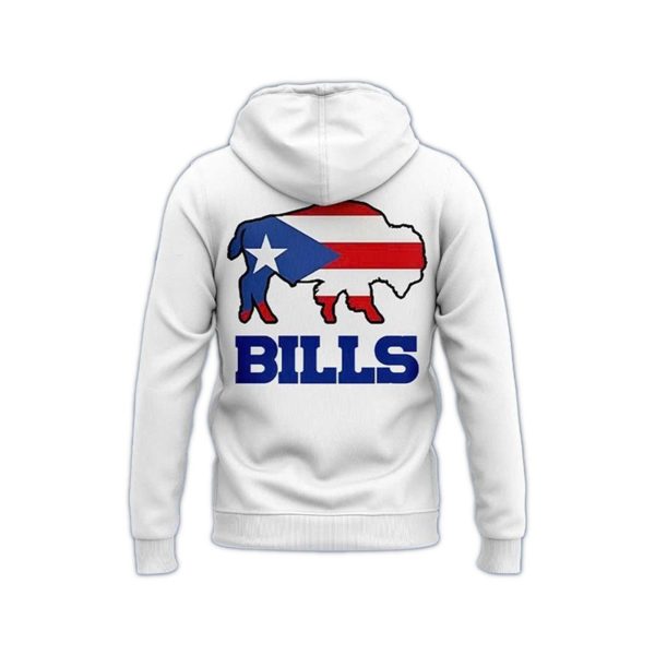 Buffalo Bills Puerto Rican and Hispanic Day Hoodie 2025