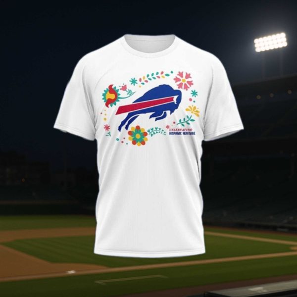 Buffalo Bills Puerto Rican and Hispanic Day T shirt 2025