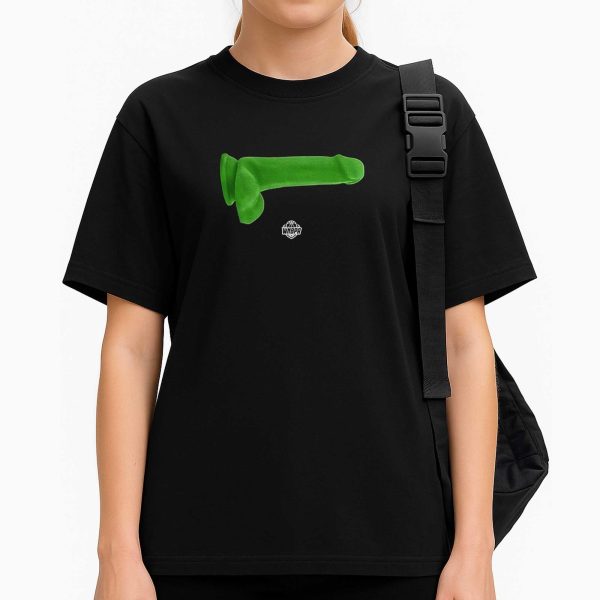 Caitlin Clark Wears Green Floppy Dildos WNBPA Shirt