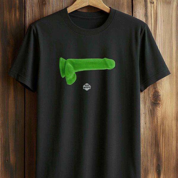 Caitlin Clark Wears Green Floppy Dildos WNBPA Shirt
