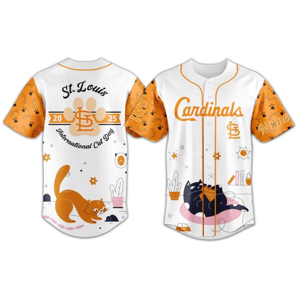 Cardinals International Cat Day Jersey 2025 3