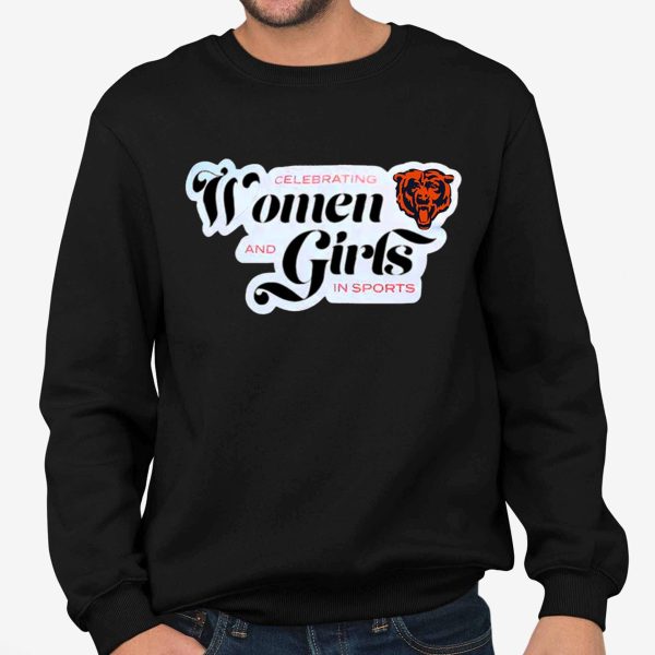 Celebrating Women And Girls In Sports Chicago Bears Shirt