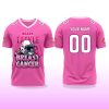 Chicago Bears Tackle Breast Cancer V neck Short Sleeve Jersey 2025 2