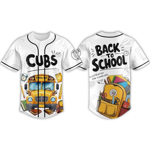 Chicago Cubs Back to School Jersey 2025 1