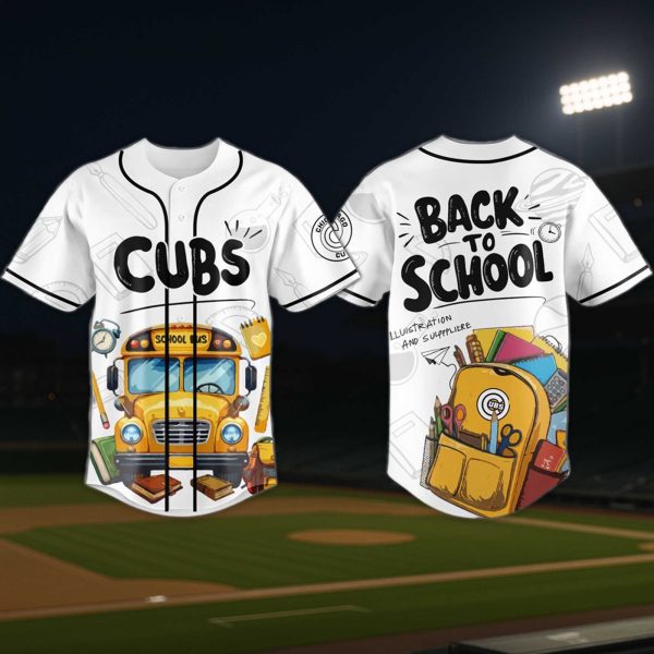 Chicago Cubs Back to School Jersey 2025 2