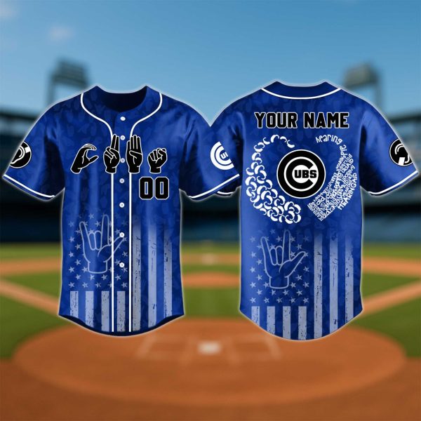 Chicago Cubs Deaf and Hard of Hearing Awareness Day Jersey 2025 3