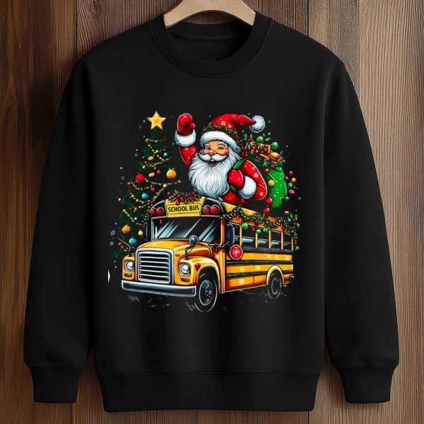 Christmas School Bus Driver Shirt 3