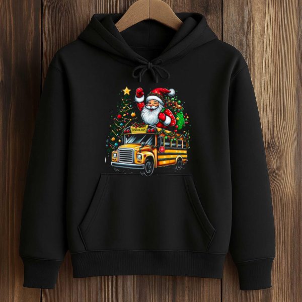 Christmas School Bus Driver Shirt 4