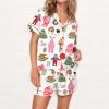 Christmas Story Silky Satin Pajama Set 3