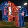 Cubs x Bears Baseball Jersey 2025 1