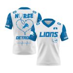 Detroit Lions Nurses Night V-neck Short Sleeve Jersey 2025