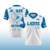 Detroit Lions Nurses Night V neck Short Sleeve Jersey 2025 2