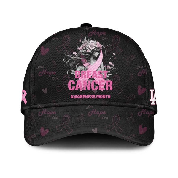 Dodgers Breast Cancer Awareness Month Hoodie 2025 2