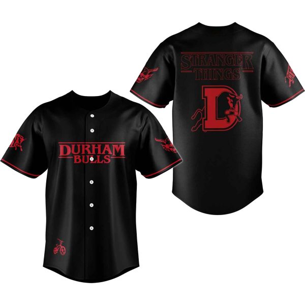 Durham Bulls Stranger Things Day Jersey 2025 1