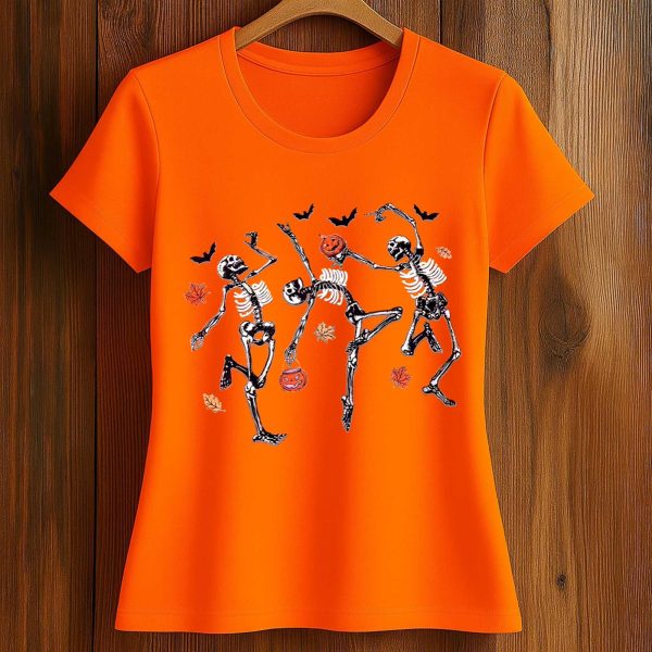 Fuck Trump Skeleton Dance Halloween Shirt
