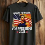 Gavin Newsom for President 2028 American Flag Shirt