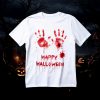 Happy Halloween Blood Handprints Shirt 2