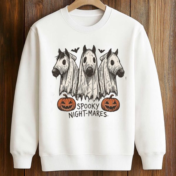 Horse Spooky Night Mares Halloween Shirt 2025