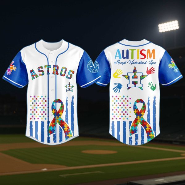 Houston Astros Autism Awareness Month Jersey 2025 2